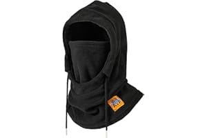 AYPOW Balaclava Winter Thermal Hat Ski Mask, Windproof Snood Warm Fleece Face Mask Hood Hat Unisex, Breathable Face Cover Neck Warmer for Outdoor Sports Motorcycle Cycling