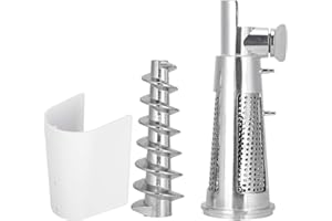 ‎PILIPANE Juicer Accessories for 5# Tomato Juicer, Mincer and Mixer - Replacement Screw Shaft, Filter Sleeve, Tomato Strainer Accessories, for Meat Grinder and Mixer Attachment