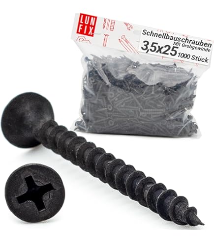 Viti Fischer Per Cartongesso FPS-FPB 4.2x13mm | Zincate | Per Profili Metallici | Confezione Da 50 - Foto 5