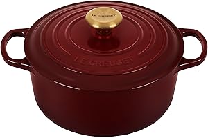 LE CREUSET - Cocotte Red. Signature 22 Garnet 21177229494441