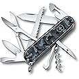 Victorinox, Huntsman, Swiss Army Pocket Knife, Medium, Multi Tool, Camping, 15 Functions, Blade, Corkscrew, Can opener