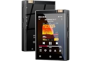 HiFi MP3 Player with Bluetooth and Wifi, Oilsky Lossless DSD High-Resolution Digital Audio Music Player, High-Resolution Portable Audio Player with 64GB Memory Card, Supports up to 1TB