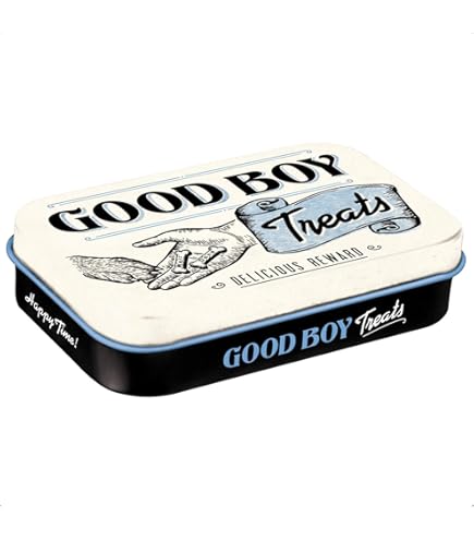 Barattolo Latta Vintage Per Biscotti Cani Nostalgic-Art | Design Retrò, Coperchio Ermetico - Idea Regalo Per Amanti Degli Animali - Foto 5