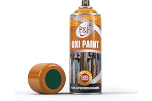 ESMALTE DIRECTO SOBRE ÓXIDO EN SPRAY - Pintura antioxidante - Esmalte antioxidante para metales sin necesidad de imprimación - pintura para metales 3 en 1 ANTIOXIDO, IMPRIMACION Y COLOR- AEROSOLES P&F