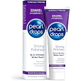 Pearl Drops - Strong Polished White Dental Polish - Enamel Strengthening - With Polishing Agents - 75 ml