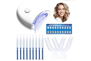 LURELUXE Kit de blanchiment dentaire, Gel blanchiment dentaire, Set professionnel gel éclaircissant pour un sourire plus blanc à la maison, résultats visibles rapidement