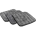 The Rag Company - The Gauntlet Drying Towel (3-Pack) 70/30 Blend Korean Microfiber, Designed to Dry Vehicles Faster, More Thoroughly & More Gently Than Others, 900gsm, 12in x 12in, Grey