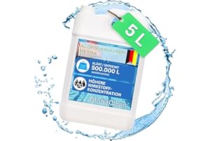 GlobaClean Algizid für Pool - 5L - Vorbeugender Schutz vor Algen, Bakterien und Pilzen - Algenverhütung für sauberes Poolwasser - Algenvernichter Pool