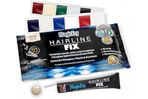 MagicEzy Hairline Fix - (Cream) | Gelcoat Repair Kit for Fibreglass Boats | Marine Crack Repair and Scratch Touch Up Filler | Strong