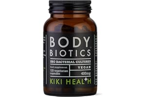 KIKI Health Body Biotics for Men & Women | Probiotics Supplement | Strengthens Digestive & Gut Health | Reduces Bloating | Dietary Probiotics for Colon & Immune Health | Promotes Wellness (120 Count)