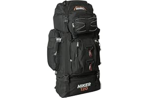 Andes 120L Hiker Backpack Extra Large Hiking/Camping Luggage Rucksack