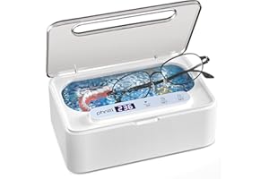Ultraschallreinigungsgerät Phniti 47kHZ Brillenreinigungsgerät Mit 3 Modi Tragbar Ultraschallgerät 330ml Ultraschallreiniger für Zahnschiene Schmuck Ultraschall Ultrasonic Cleaner