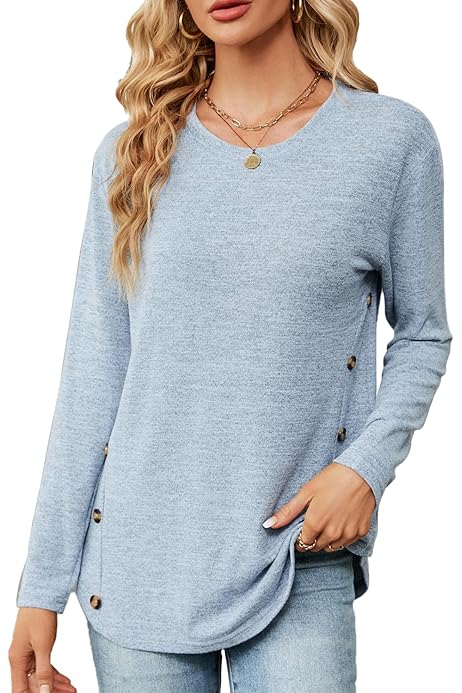 Ropa Sudaderas Sin Capucha Mujer Amazon Sudaderas De Mujer Cortas