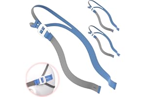 3 Paquets de Harnais de Dernière Version Compatible avec Airfit P10 N30 - Sangle P10 N30 Améliorée, Sangles d'ajustement Super élastiques, Harnais CPAP de Haute Qualité de BlessEase. (Pack de 3)