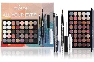 CHSEEO Kit de Maquillaje, Set Maquillaje Mujer, Estuche Maquillaje Mujer, Set de Regalo de Maquillaje Kit de Inicio Completo con Sombras de Ojos, Fundación, Maletín Maquillaje para Niñas Mujeres