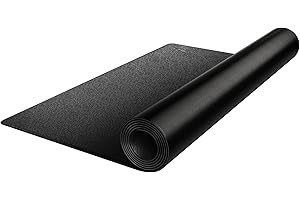 ‎PELOTON Peloton Bodenschutzmatte, Unterlegmatte, Fahrradmatte, rutschfest, passend für Peloton Bike und Bike+, 182,9 x 91,4 cm, 4mm Dicke, Schwarz