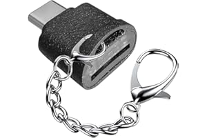 EasyULT Lettore di Schede Micro SD USB C, Type C to TF Micro SD Card Reader, Lettore Micro SD USB C per Micro SD, Micro SDHC, Micro SDXC, con Funzione OTG, Plug And Play