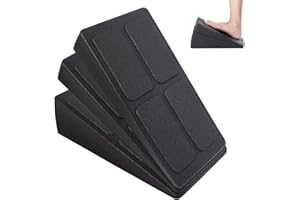 GEKUFA Lot de 3 Planches Inclinée Étirement Réglable Jambes Mollet, Slant Board d'étirement Inclinée Fitness Rampe pour Talons jambiers Achille Jambe pour la mobilité et l'entraînement au Squat