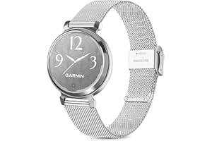 Issinlky Metalowa opaska do Garmin Lily 2 opaska, 14MM opaska ze stali nierdzewnej do Garmin Lily 2 Damen