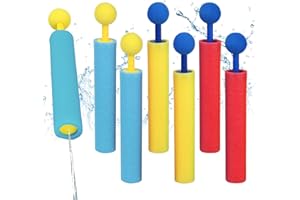 CAVSPKART 6 Pcs Water Guns for Kids,Push-Pull Squirter Guns Swimming Pool Toys for Kids,Water Pistols Squirter Toys,Summer Outdoor Pool Beach Party Games Gifts for Boys,Girls