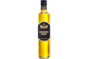 La Rustichella - Huile d'olive à la truffe noire 500ml, Vegan, Sans gluten, Sans cholestérol - Délicatesse italienne