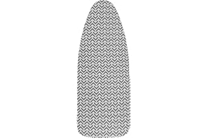 Frilodge Copriasse da Stiro 120x40 cm – Imbottitura in Feltro Spesso, Bordo con Elastico Resistente, Facile da Montare, Resistente al Calore – Adatto per Assi Fino a 125x45 cm Ironing Board Cover