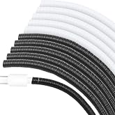 Bolivia's Spiral Kablo Koruyucu, 10 Par&ccedil;a Dayanıklı Kablo Kılıfı, Evcil Hayvan Hasarını &Ouml;nleyen cable protector, T&uuml;m Şarj Kab
