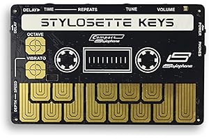 Stylophone Stylosette - Teclado Táctil x Casete - Mini Sintetizador Electrónico | Instrumento Musical Synth Con Casete