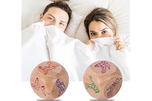 KINWODON Funny Date Night Dice Gifts, Naughty Gifts for Women Wooden Dice Couples Gifts for Him and Her Girlfriend Boyfriend Gifts Birthday Christmas Wedding Anniversary Engagement Gift
