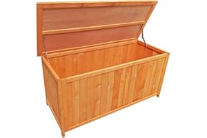 Wiltec Baule da giardino Mobile da esterno a panca Box Cassapanca Terrazzo Balcone