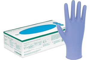 Vasco Nitril light I Lavendel-blauer Nitril Untersuchungshandschuh I 100er Größe M