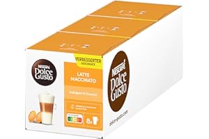 ‎NESCAFÉ DOLCE GUSTO NESCAFÉ DOLCE GUSTO Latte Macchiato Kaffeekapseln 3er Pack (3 x 16 Kapseln)