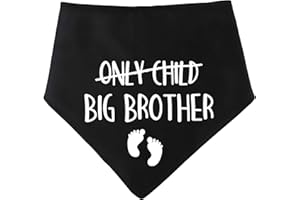 Spoilt Rotten Pets S3 Was Only Child NOW Big Brother Black Dog Bandana - Baby Pregnancy Announcement