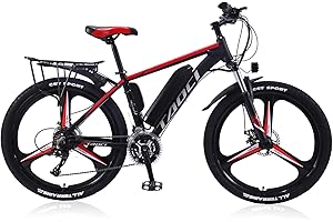 Hyuhome Electric Bikes for Adult, Magnesium Alloy Ebikes Bicycles All Terrain,26" 36V 12.5Ah/13Ah Removable Lithium-Ion Battery Mountain Ebike for Mens