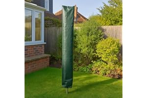 ANGIX Rotary Washing Line Cover 1.8m- Heavy Duty Waterproof Garden Protective Cover with Drawstring, Weather Resistant Lid for Outdoor Clothes Airer