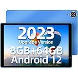 TECLAST P25T 10.1 Pollici Tablet 8GB RAM+64GB ROM(TF 2TB) Android 12 Tablet, Quad Core 1.8GHz, 2.4G/5G WiFi, 1280×800 IPS, Ty
