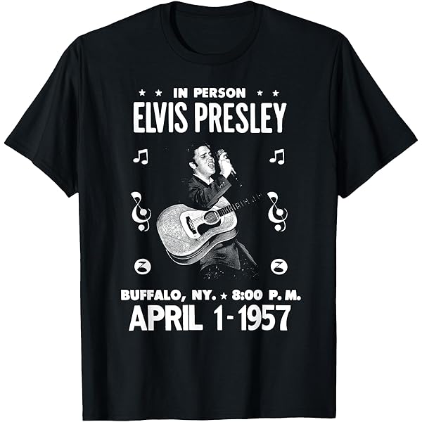 トップス Elvis Presley design poly shirt Elvis Presley design poly shirt