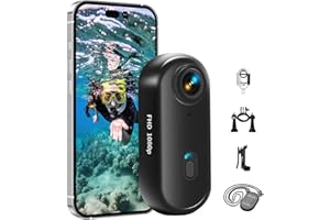 Tiantianle Action Cam WiFi, 1080P Mini Unterwasserkamera Wasserdicht bis 30M, 360° Helmkamera Fahrrad,Freihand-POVs,Bodycam Körperkamera, Actionkamera, Kleine Kamera