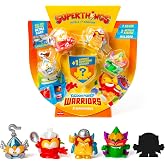 SUPERTHINGS KAZOOM Power Warriors - Pack of 5 - Contains 5 Superthings (Includes 1 Surprise Figure and 1 Silver Captain) Pack