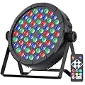 Projecteurs Par à 60 Led, Éclairage De Scène Rgb Avec Télécommande Et Contrôle Dmx512 Lumières Disco Et Éclairage Festif, Parfaits Pour Les Dj, Bars, Mariages, Fêtes, Halloween Et Noël.