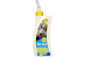 HAPPYCAR Happy Car WC Blu Camper – Disgregante per Acque Nere con Dosatore, Anti-Odori e Profumo Reattivo – 2X Potere Deodorizzante – 1 litro
