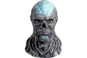 Huahuanghui Máscara de Halloween, máscaras de terror extrañas, máscara de silicona para Halloween, máscara de látex suave, para Halloween, cosplay, disfraces, accesorios de látex