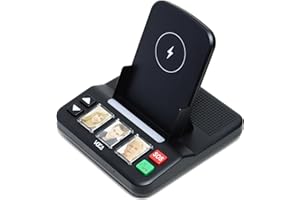 VOCA Cell Phone Station Pro with 3 Speed-Dial Photo Buttons, Emergency Call, Wireless Speaker, Speed Dial, Hands-Free, Easy Setup & Operate