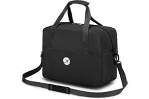 Wandering Star® Mochila Viaje Cabina Avion 40x20x30 Black, Impermeable Bolsa de Viaje Ligero Bolsa de Equipaje de Mano Plegable Bolsas Deporte, para Hombres y Mujeres con Compartimento seco y húmedo