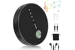 VEHOUKLI CD Players for Home, Portable CD Player, Rechargeable CD Player with Lcd Screen, Compact CD Player for Car Home