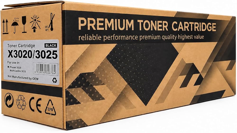 PREMIUM XEROX 106R02773 Uyumlu Phaser 3020, Workcenter3025 Siyah Çipli Muadil Laser Toner