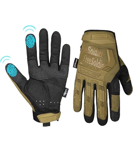 Zune Lotoo Gants De Moto, Gants Tactique Militaire Compatibles Avec Écran Tactile Pour Homme Femme, Gants Airsoft Respirants Et Absorbant Les Chocs Pour Paintball, Airsoft, Motocross, Randonné(S
