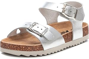 XTI - Sandalia cierre de hebilla para niña, color: marron, talla: 33