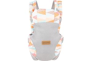 SERAPHY Baby Carrier, Newborn to Toddler Front Carry and Back Backpack for 0-24 Months Baby Boy Girl, Easy to Wear and Adjustable with Breathable Mesh for Weight 15-45 LB
