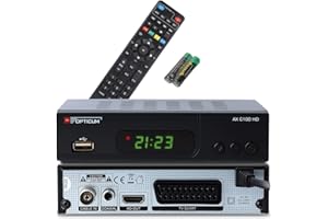 RED OPTICUM AX C100 Receptor de Cable Digital HD DVB-C (HDTV, DVB-C, HDMI, SCART, USB) Negro